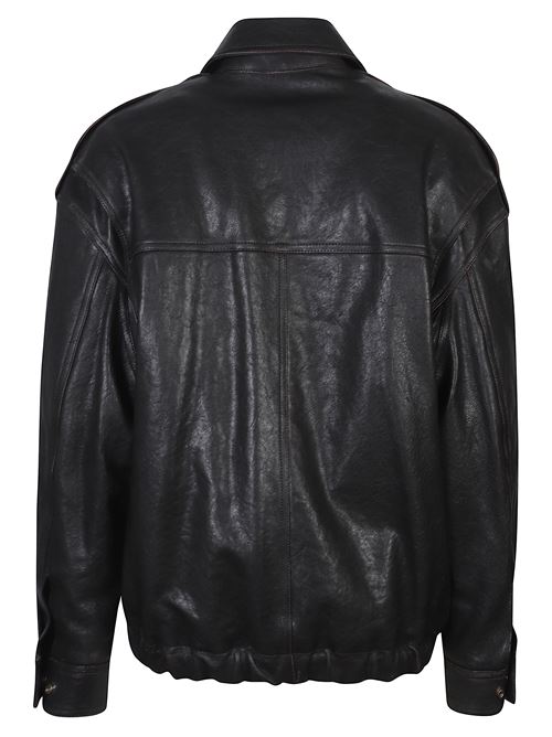 Leather jacket SAINT LAURENT | 858510YCNX21628